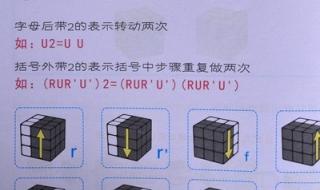 三阶魔方公式1+2步 三阶魔方还原方法教程